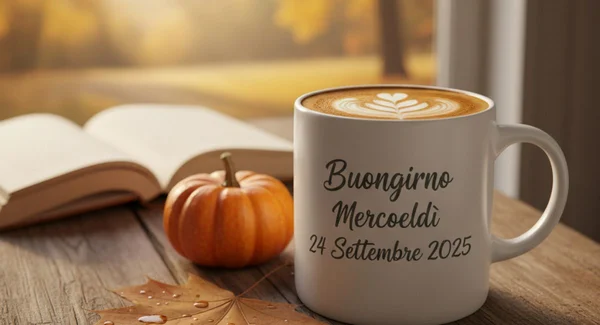 Immagine per Buongiorno Mercoledì 24 Settembre 2025: immagini nuove