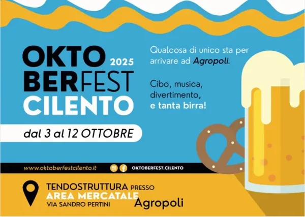 Immagine di Oktoberfest Cilento 2025 ad Agropoli: Festa della Birra Bavarese dal 3 al 12 Ottobre